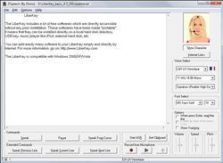 DSpeech - Main window